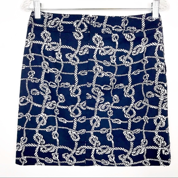 Talbots Nautical Rope Knot Skirt - Picture 6 of 12